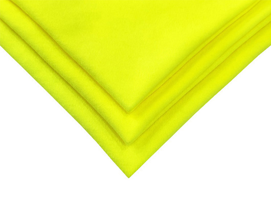 100% cotton FR High Visibility knitted fabric